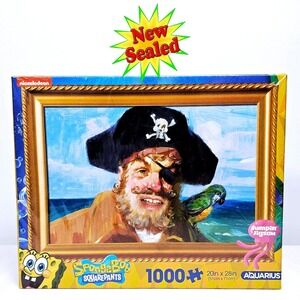 Aquarius SpongeBob SquarePants Painty Pirate 1000pc Puzzle NWT